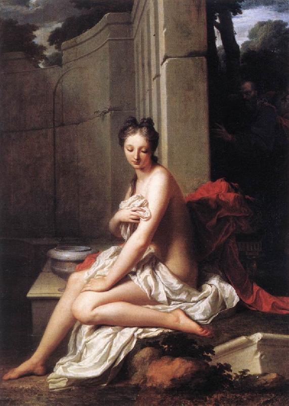 Jean-Baptiste Santerre Susanna at the Bath France oil painting art